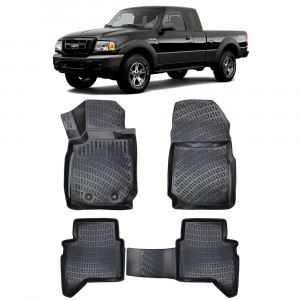 Ford Ranger I / Facelift 2011-2015 / 2015-2018 Set Covorase Auto Cauciuc Premium Umbrella accesorii pentru autoturismul tau - masina v149616