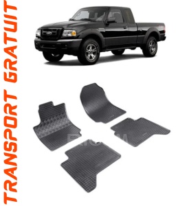 Ford Ranger, Pick-Up, fabricat din 2007 - 2011, set covorase auto dedicate, din cauciuc 100% Premium accesorii pentru autoturismul tau - masina v157524