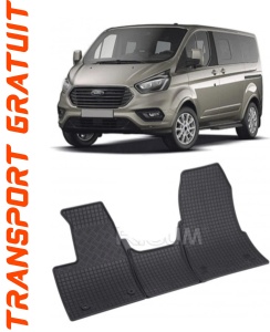 Ford Tourneo Custom, Van, fabricat din 02.2018 - Prezent, 2-3 Locuri, Automat, set covorase auto dedicate, din cauciuc 100% Premium accesorii pentru autoturismul tau - masina v156093