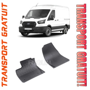 Ford Transit Courier II, Van, fabricat din 06.2014 - Prezent, 2 Locuri, set covorase auto dedicate, din cauciuc 100% Premium