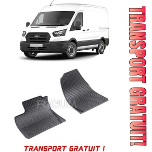 Ford Transit Courier II, Van, fabricat din 06.2014 - Prezent, 2 Locuri, set covorase auto dedicate, din cauciuc 100% Premium - Transport Gratuit - Img 1