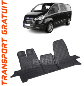 Ford Transit Custom, Van, fabricat din 01.2013 - Prezent, 2 Locuri, set covorase auto dedicate, din cauciuc 100% Premium accesorii pentru autoturismul tau - masina v157214