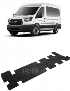 Ford Transit Custom, Van, fabricat din 2018 - Prezent, Rand 3, set covorase auto dedicate, din cauciuc 100% Premium accesorii pentru autoturismul tau - masina v156039