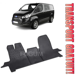 Ford Transit, Van, fabricat din 2014 - 2015, 3 Locuri, set covorase auto dedicate, din cauciuc 100% Premium