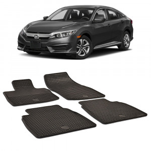 Honda Civic Hybrid (2012-2016 Set 4 covorase auto cauciuc Urban Line accesorii pentru autoturismul tau - masina v238876