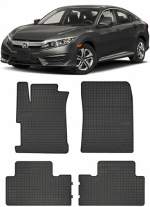 Honda CIVIc Ix Din 03.2012 - 04.2017, Sedan , Set Covorase Auto Premium accesorii pentru autoturismul tau - masina v151478