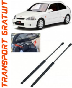 Honda Civic VIII Set 2 amortizoare pentru portbagaj / haion Krosno compatibil cu Honda Civic VIII Hatchback fabricat intre 2005-2012 accesorii pentru autoturismul tau - masina v90789