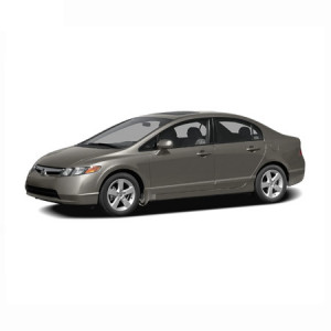 Honda CIVIc X Din 05.2017 - 10.2022, Sedan , Set Covorase Auto Tip Tavita Premium 3D, din cauciuc accesorii pentru autoturismul tau - masina v163139