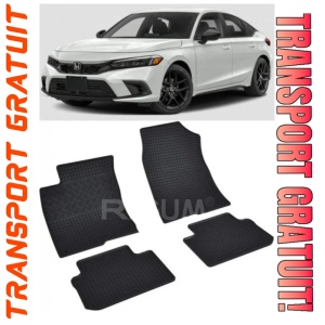 Honda CIVIc Xi fabricat din 11.2022 - Prezent, Hatchback, set covorase auto dedicate, din cauciuc 100% Premium
