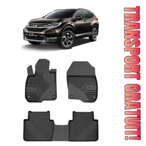 Honda Cr-V V Din 10.2018 - Prezent, Suv , Set Covorase Auto Tip Tavita Premium 3D, din cauciuc