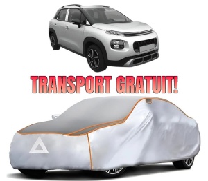 Husa Prelata Antigrindina Auto CITROEN C3 AIRCROSS II (2R_, 2C_) din 2017-2020, Protectie auto contra intemperiilor la grindina, Waterproof, 4x Stickere auto CITROEN