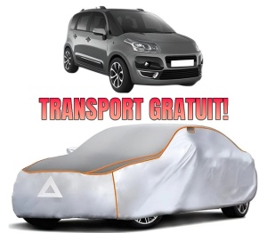 Husa Prelata Antigrindina Auto CITROEN C3 PICASSO (SH_) din 2008-2017, Protectie auto contra intemperiilor la grindina, Waterproof, 4x Stickere auto CITROEN