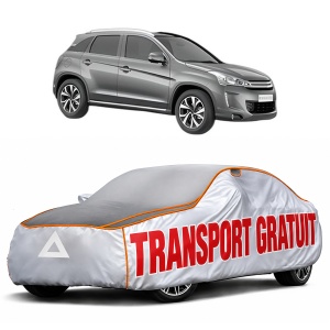 Husa Prelata Antigrindina Auto CITROEN C4 AIRCROSS din 2012, Protectie auto contra intemperiilor la grindina, Waterproof, 4x Stickere auto CITROEN