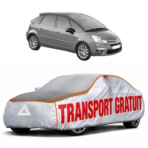 Husa Prelata Antigrindina Auto CITROEN C4 PICASSO I MPV (UD_) din 2006-2013, Protectie auto contra intemperiilor la grindina, Waterproof, 4x Stickere auto CITROEN