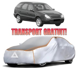 Husa Prelata Antigrindina Auto CITROEN XSARA Break (N2) din 1997-2005, Protectie auto contra intemperiilor la grindina, Waterproof, 4x Stickere auto CITROEN