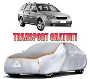 Husa Prelata Antigrindina Auto DAEWOO NUBIRA Wagon (J200) din 2003, Protectie auto contra intemperiilor la grindina, Waterproof, 4x Stickere auto DAEWOO