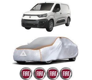 Husa Prelata Antigrindina Auto FIAT DOBLO Box Body/MPV (510_, 511_) din 2022-2023, Protectie auto contra intemperiilor la grindina, Waterproof, 4x Stickere auto FIAT - Img 2
