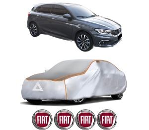 Husa Prelata Antigrindina Auto FIAT TIPO Hatchback (356_, 357_) din 2016-2022, Protectie auto contra intemperiilor la grindina, Waterproof, 4x Stickere auto FIAT - Img 2