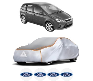 Husa Prelata Antigrindina Auto FORD C-MAX (DM2) din 2007-2010, Protectie auto contra intemperiilor la grindina, Waterproof, 4x Stickere auto FORD - Img 2