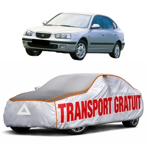 Husa Prelata Antigrindina Auto HYUNDAI ELANTRA III (XD) din 2000-2006, Protectie auto contra intemperiilor la grindina, Waterproof, 4x Stickere auto HYUNDAI