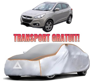 Husa Prelata Antigrindina Auto HYUNDAI ix35 (LM, EL, ELH) din 2009-2015, Protectie auto contra intemperiilor la grindina, Waterproof, 4x Stickere auto HYUNDAI