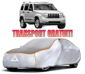 Husa Prelata Antigrindina Auto JEEP CHEROKEE (KK) din 2008-2013, Protectie auto contra intemperiilor la grindina, Waterproof, 4x Stickere auto JEEP