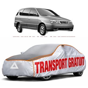 Husa Prelata Antigrindina Auto KIA CARENS I MPV (FC, FJ) din 2000-2007, Protectie auto contra intemperiilor la grindina, Waterproof, 4x Stickere auto KIA