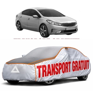 Husa Prelata Antigrindina Auto KIA CERATO IV Saloon (BD, BDM) din 2018, Protectie auto contra intemperiilor la grindina, Waterproof, 4x Stickere auto KIA
