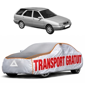 Husa Prelata Antigrindina Auto LANCIA KAPPA SW (838_) din 1996-2001, Protectie auto contra intemperiilor la grindina, Waterproof, 4x Stickere auto LANCIA