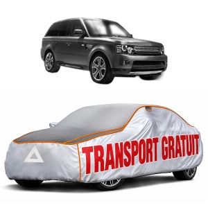 Husa Prelata Antigrindina Auto LAND ROVER RANGE ROVER SPORT I (L320) din 2005-2013, Protectie auto contra intemperiilor la grindina, Waterproof, 4x Stickere auto LAND ROVER