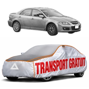 Husa Prelata Antigrindina Auto MAZDA 6 Hatchback (GG) din 2002-2007, Protectie auto contra intemperiilor la grindina, Waterproof, 4x Stickere auto MAZDA