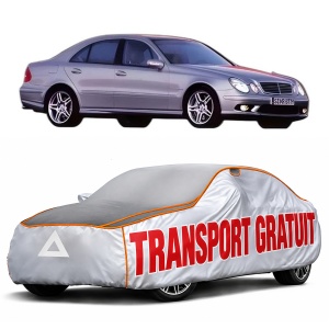 Husa Prelata Antigrindina Auto MERCEDES-BENZ E-CLASS (W211) din 2002-2008, Protectie auto contra intemperiilor la grindina, Waterproof, 4x Stickere auto MERCEDES-BENZ