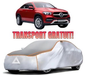 Husa Prelata Antigrindina Auto MERCEDES-BENZ GLE Coupe (C167) din 2019-2023, Protectie auto contra intemperiilor la grindina, Waterproof, 4x Stickere auto MERCEDES-BENZ