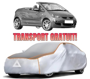 Husa Prelata Antigrindina Auto MITSUBISHI COLT CZC VI Convertible (RG) din 2006-2009, Protectie auto contra intemperiilor la grindina, Waterproof, 4x Stickere auto MITSUBISHI