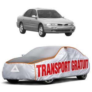 Husa Prelata Antigrindina Auto MITSUBISHI GALANT VIII (EA_) din 1996-2004, Protectie auto contra intemperiilor la grindina, Waterproof, 4x Stickere auto MITSUBISHI