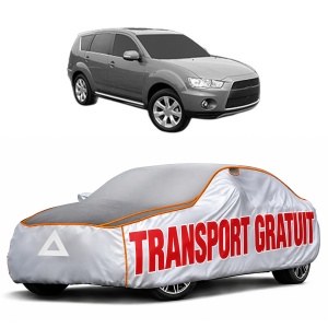 Husa Prelata Antigrindina Auto MITSUBISHI OUTLANDER II Van (CW_W) din 2006-2012, Protectie auto contra intemperiilor la grindina, Waterproof, 4x Stickere auto MITSUBISHI