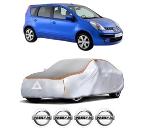 Husa Prelata Antigrindina Auto NISSAN NOTE (E11, NE11) din 2006-2013, Protectie auto contra intemperiilor la grindina, Waterproof, 4x Stickere auto NISSAN - Img 2