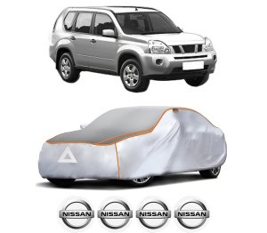 Husa Prelata Antigrindina Auto NISSAN X-TRAIL II (T31) din 2007-2014, Protectie auto contra intemperiilor la grindina, Waterproof, 4x Stickere auto NISSAN - Img 2