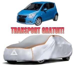 Husa Prelata Antigrindina Auto OPEL AGILA B (H08) din 2008-2014, Protectie auto contra intemperiilor la grindina, Waterproof, 4x Stickere auto OPEL