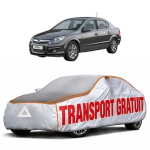 Husa Prelata Antigrindina Auto OPEL ASTRA H CLASSIC Saloon (A04) din 2009-2014, Protectie auto contra intemperiilor la grindina, Waterproof, 4x Stickere auto OPEL