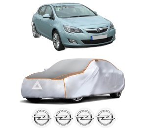 Husa Prelata Antigrindina Auto OPEL ASTRA J (P10) din 2009-2015, Protectie auto contra intemperiilor la grindina, Waterproof, 4x Stickere auto OPEL - Img 2