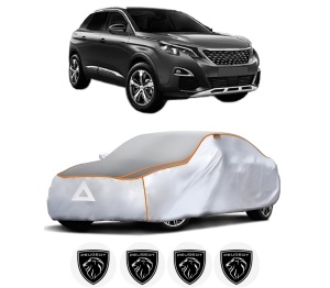 Husa Prelata Antigrindina Auto PEUGEOT 3008 Van (MR_, MC_, MJ_) din 2016-2018, Protectie auto contra intemperiilor la grindina, Waterproof, 4x Stickere auto PEUGEOT - Img 2