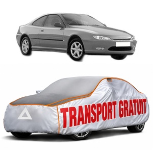 Husa Prelata Antigrindina Auto PEUGEOT 406 Coupe (8C) din 1997-2004, Protectie auto contra intemperiilor la grindina, Waterproof, 4x Stickere auto PEUGEOT