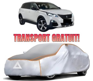 Husa Prelata Antigrindina Auto PEUGEOT 5008 II Van (MC_, MJ_) din 2018, Protectie auto contra intemperiilor la grindina, Waterproof, 4x Stickere auto PEUGEOT
