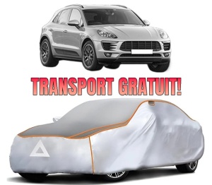 Husa Prelata Antigrindina Auto PORSCHE MACAN (95B) din 2014-2018, Protectie auto contra intemperiilor la grindina, Waterproof, 4x Stickere auto PORSCHE