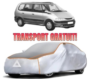 Husa Prelata Antigrindina Auto RENAULT ESPACE III (JE0_) din 1996-2002, Protectie auto contra intemperiilor la grindina, Waterproof, 4x Stickere auto RENAULT