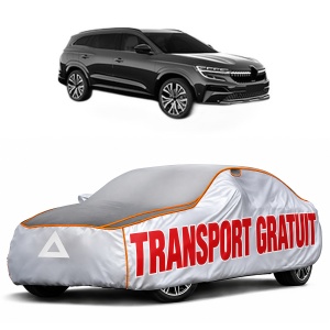 Husa Prelata Antigrindina Auto RENAULT ESPACE VI (RHN) din 2023, Protectie auto contra intemperiilor la grindina, Waterproof, 4x Stickere auto RENAULT