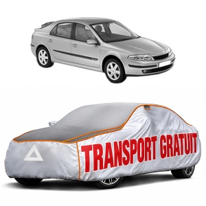 Husa Prelata Antigrindina Auto RENAULT LAGUNA II (BG0/1_) din 2001-2007, Protectie auto contra intemperiilor la grindina, Waterproof, 4x Stickere auto RENAULT