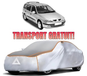 Husa Prelata Antigrindina Auto RENAULT MEGANE I Grandtour (KA0/1_) din 1999-2003, Protectie auto contra intemperiilor la grindina, Waterproof, 4x Stickere auto RENAULT