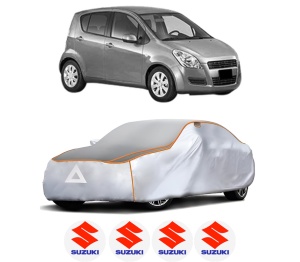 Husa Prelata Antigrindina Auto SUZUKI SPLASH (EX) din 2008-2012, Protectie auto contra intemperiilor la grindina, Waterproof, 4x Stickere auto SUZUKI - Img 2